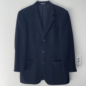 Loro Piana 100% Camelhair Men’s Suit Sport Coat Black Sz 40 Classic Minimali